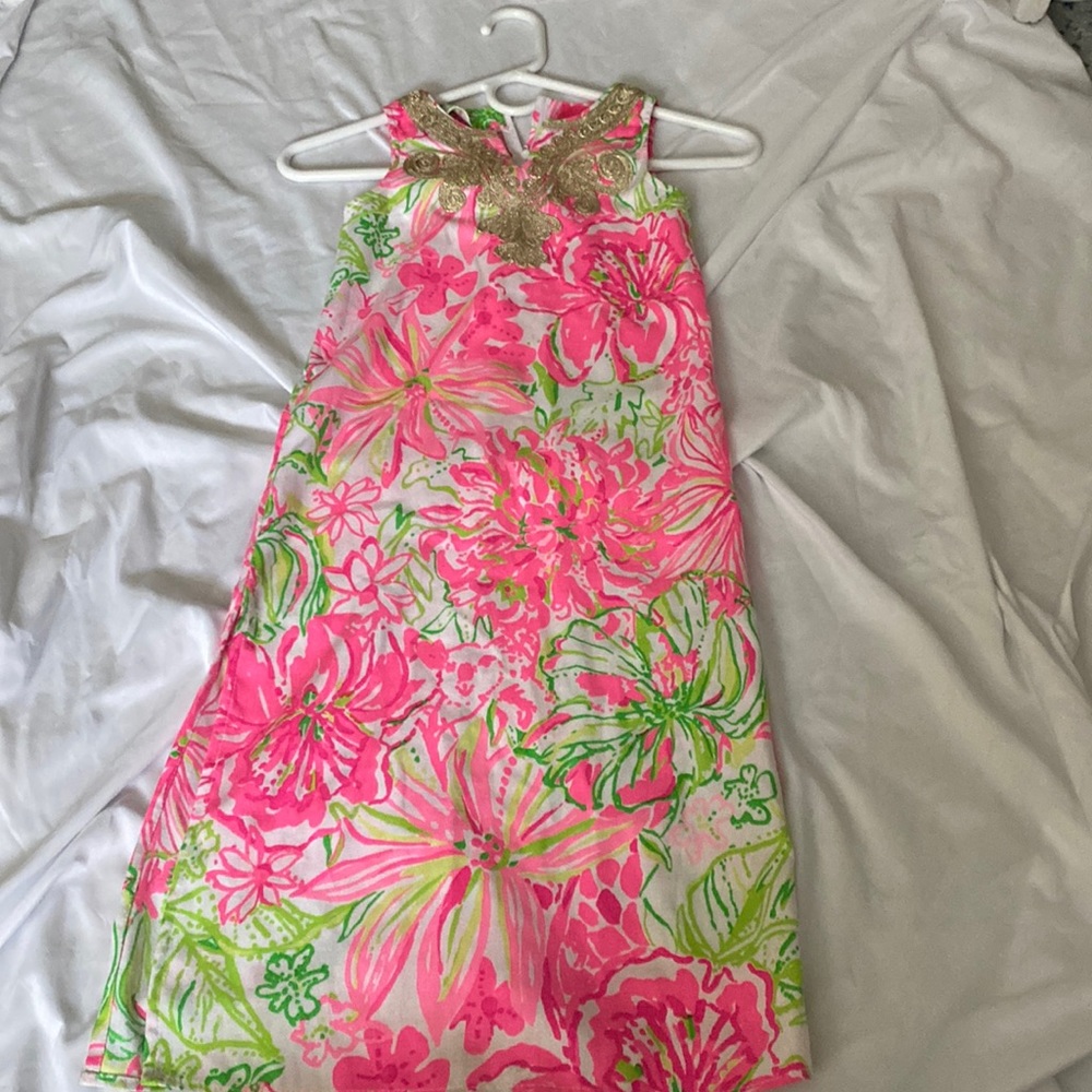 Lilly Pulitzer kids maxi dress worn twice